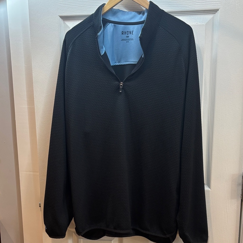 Rhone Black Quarter-Zip Pullover - image 1